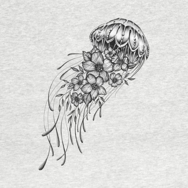 Flower jellyfish by Rachellily